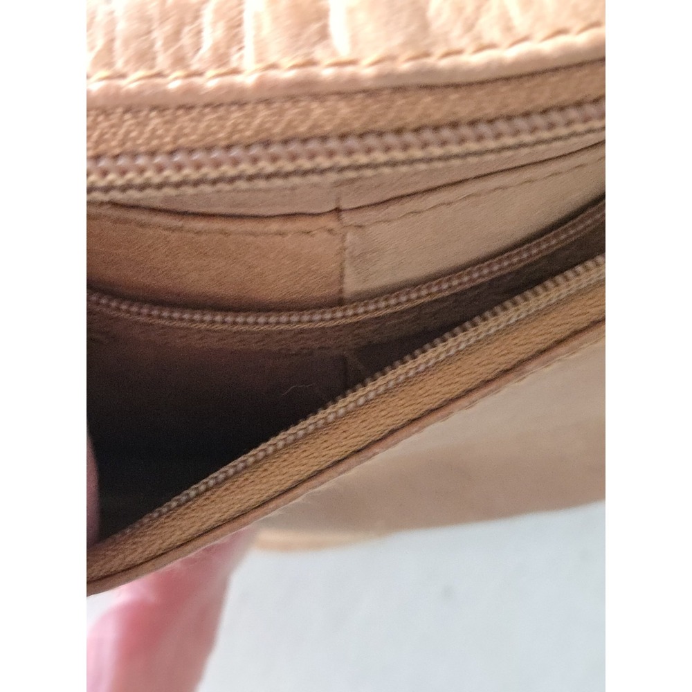 Ellington Sling Crossbody Bag Fanny Pack Waist Leather Adj Strap Distressed Tan - Picture 6 of 16